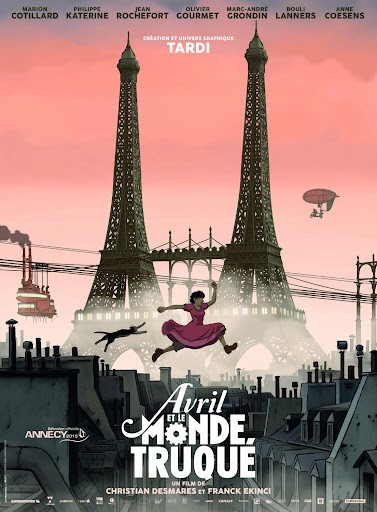 April and The Extraordinary World Movie Poster