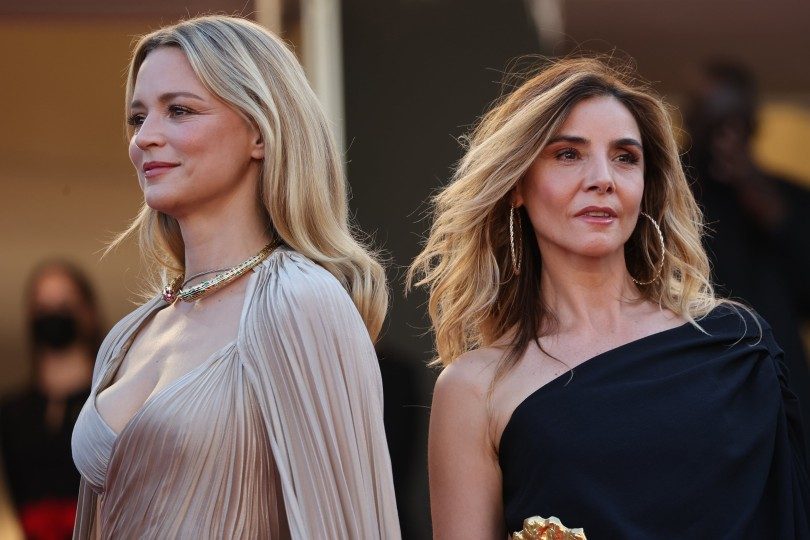 Virginie Efira and Clotilde Courau at Cannes Film Festival 2021