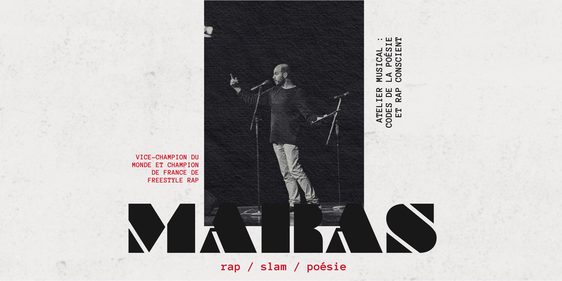 Atelier musical avec Maras : entre slam, rap et poésie