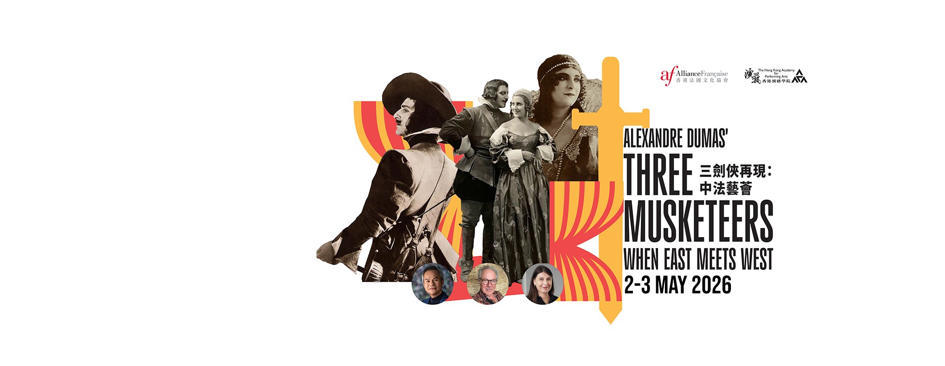 Three Musketeers - When East Meets West