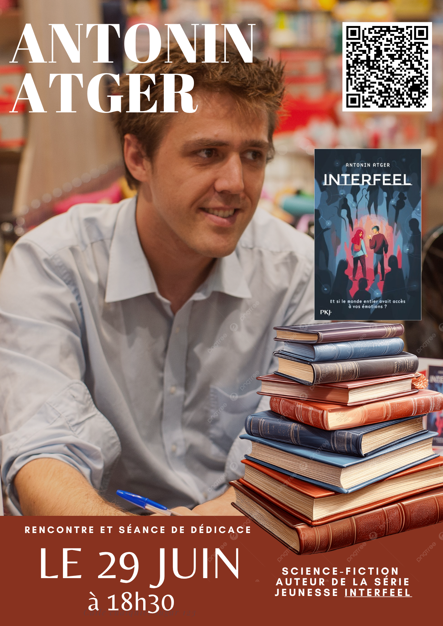 Rencontre avec l'écrivain Antonin Atger