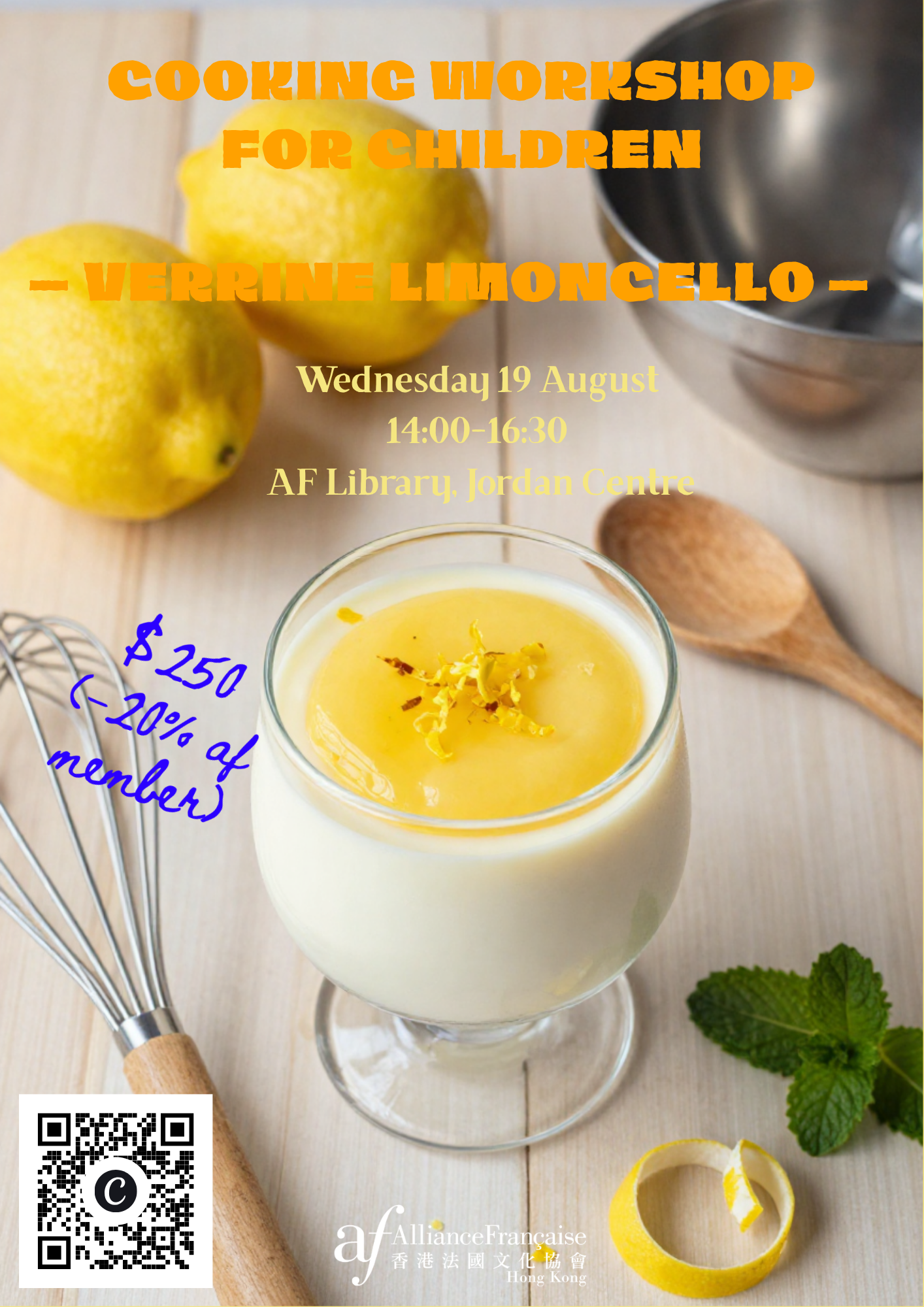 Cooking Workshop for kids - Verrine Limoncello