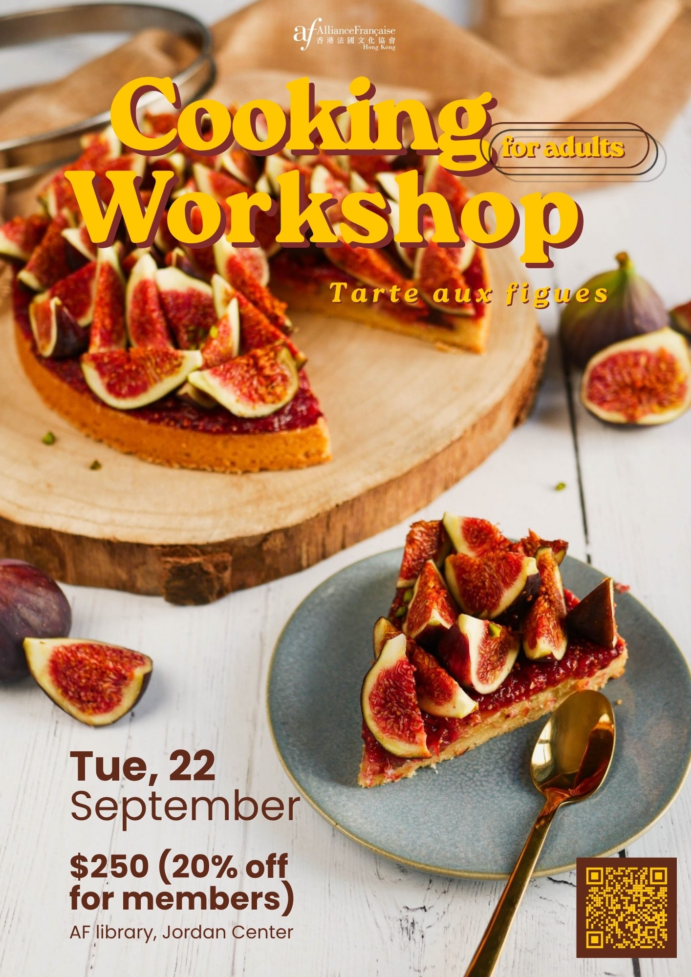 Cooking Workshop : Tarte aux figues for adults