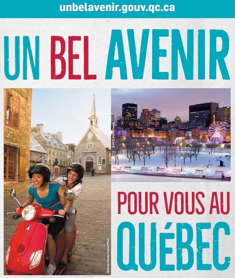 Work and live in Québec